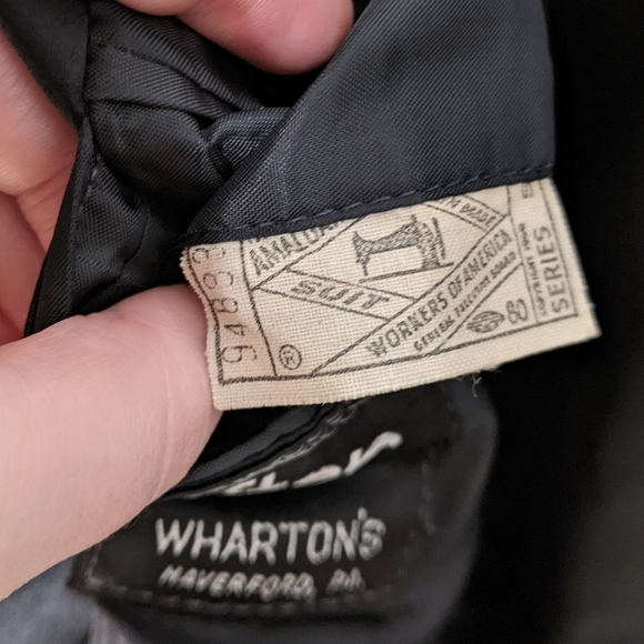 Vintage After Six Union Made Tuxedo Jacket in Classic‎ Black Size 18B - Picture 8 of 8